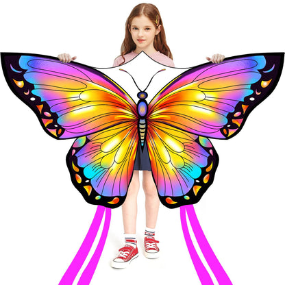 HONBO Butterfly Kites for Kids & Adults, Easy to Fly for Beginners, Each Kite with 300ft Line Handle,Beginner Kite for Kids Ages 4-8,Beach Kites for Outdoor Activities & Family Trip