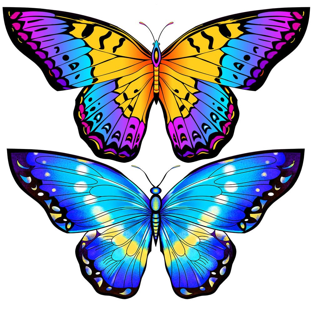 HONBO Butterfly Kites for Kids & Adults, Easy to Fly for Beginners, Each Kite with 300ft Line Handle,Beginner Kite for Kids Ages 4-8,Beach Kites for Outdoor Activities & Family Trip