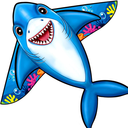 Shark Kite for Kids, Easy to Fly Kites for Boys & Girls Ages 4-8