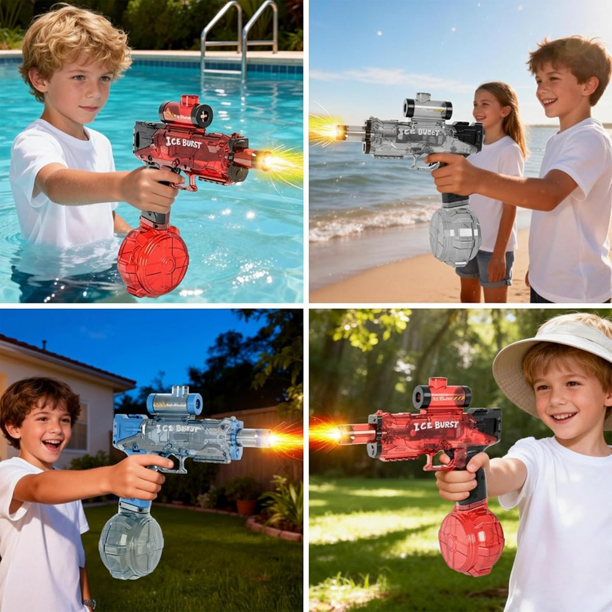 Electric Water Gun for Adults & Kids,Automatic Squirt Guns