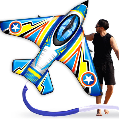 SGftre Delta Kite for Kids & Adults，Extremely Easy to Fly for Beginners，Kites for Beach Trip Park Family Outdoor Activities