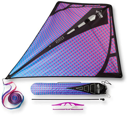 Prism Kites Vertex Diamond – Classic Single-Line Kite – Easy to Assemble – Tail and Spare Parts Included