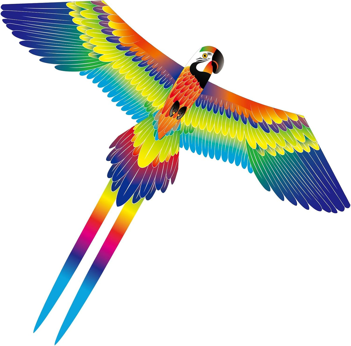 60" Large Bird Kite for Kids & Adults — Realistic Bird Design, Easy to Fly Beginner Kite with Handle & Line, Perfect for Beach Park Backyard Outdoor Fun