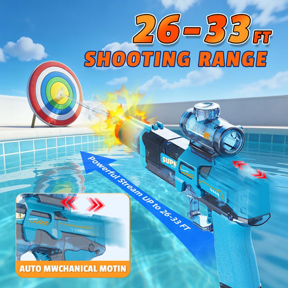 4Pcs Electric Water Gun for Kids Adults, Water Guns Squirt Gun