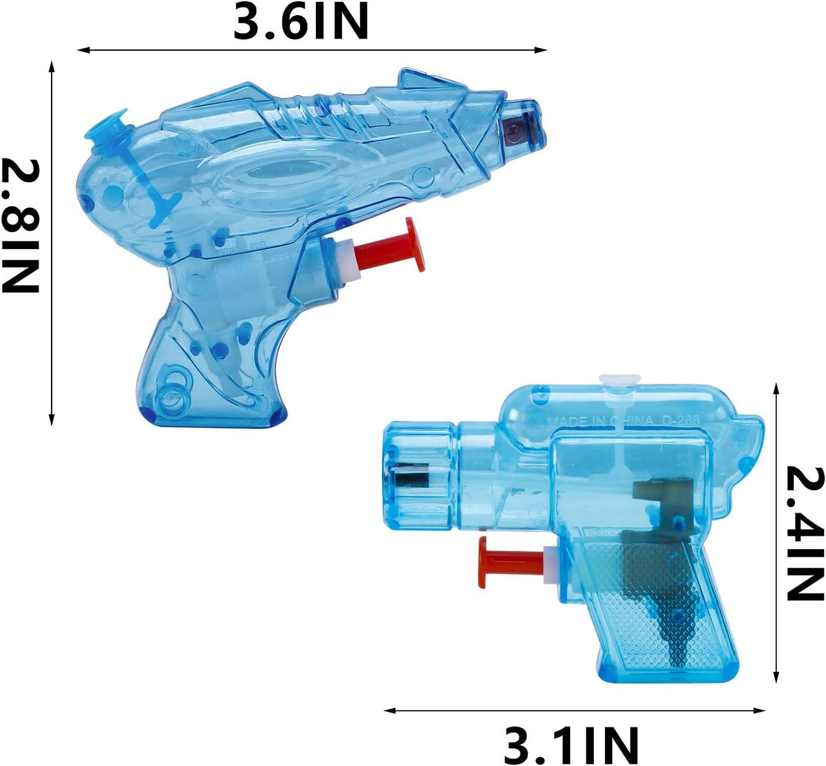 12 Packs Water Gun for Kids Squirt Toys Outdoor Beach Swimming Pool Game Summer Party Favor