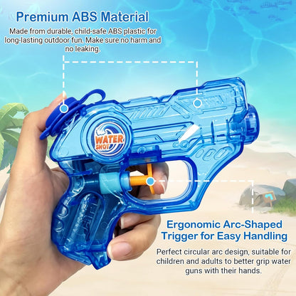 Mini Water Gun for Kids Toddler, 4 Pack Squirt Soaker Blasters Water Guns