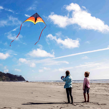 Large Single Line Beach Kite for Adults,Easy to Fly Kites for Kids Age 4-12