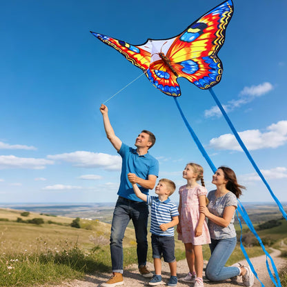 Xida Butterfly Kites for Kids and Adults Easy to Fly, Large Beach Kites