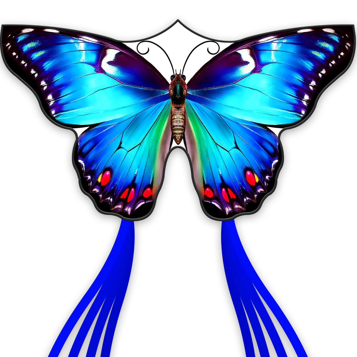 SGftre Colorful Butterfly Kite,Easy to Fly Large Outdoor Kite for Kids & Adults, Beach & Park Toys with Durable Nylon, Family Fun Activities