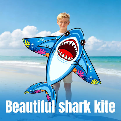 Shark Kite for Kids, Easy to Fly Kites for Boys & Girls Ages 4-8