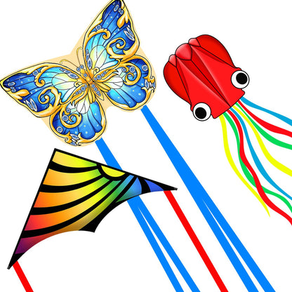 Xida Butterfly Kites for Kids and Adults Easy to Fly, Large Beach Kites