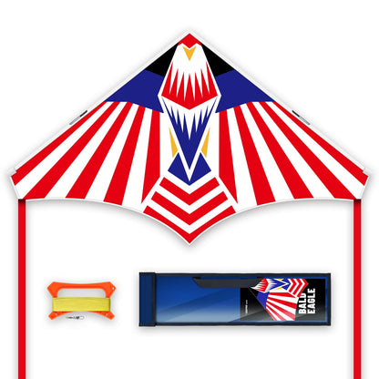 Kite, Large Delta Kites for Kids and Adults, Easy to Fly Rainbow Kites, Durable Multifunctional Beach Kite, Tangle-Free Flight Line, Durable