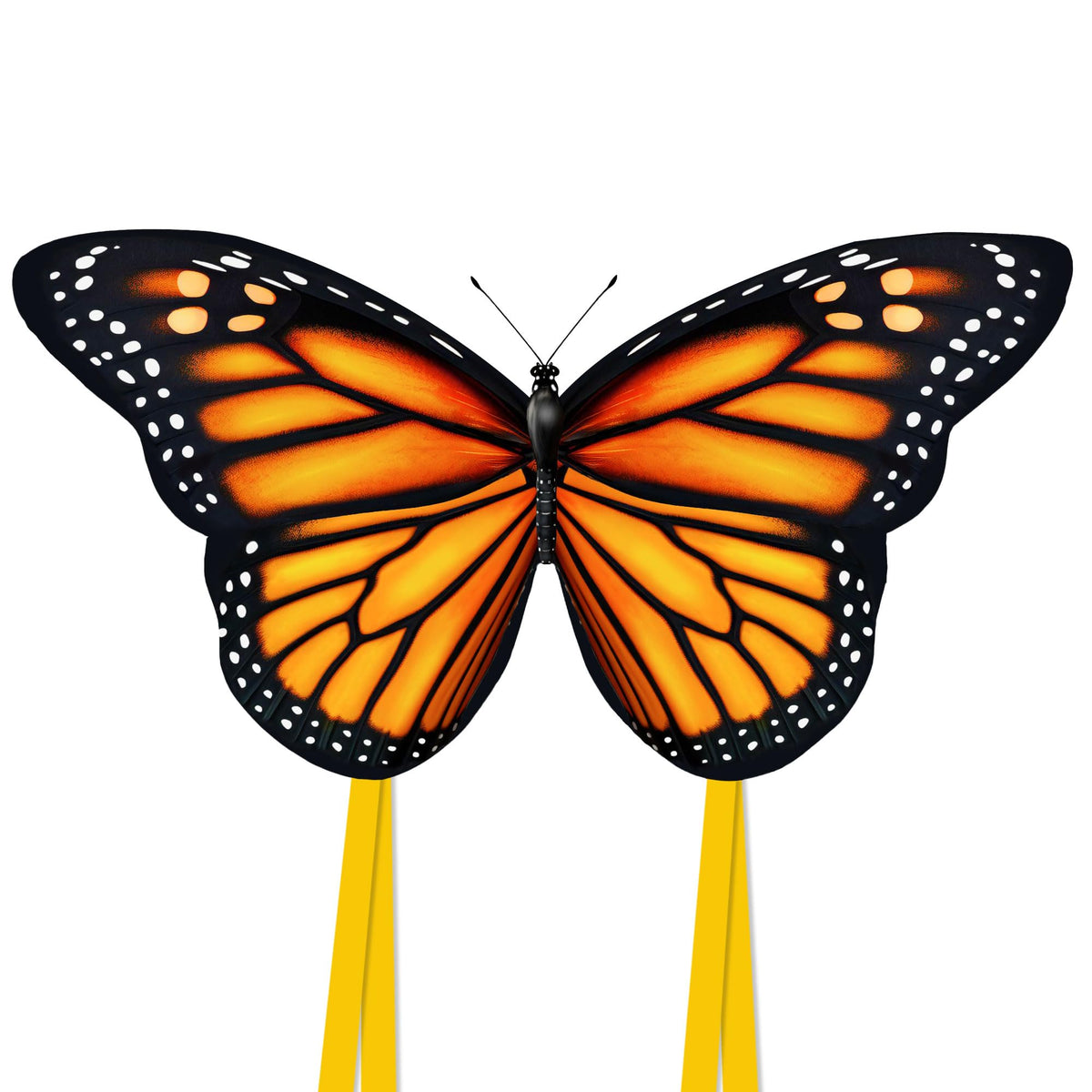 2024 New 55" Monarch Butterfly Kite for Kids and Adults Large Kites Easy to Fly Beginners Single Line String with Tail for Beach Trip Park Outdoor Activities