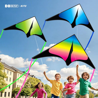 Delta Kite for Kids & Adults, Extremely Easy to Fly Kite, Suitable for Family outings, Outdoor Games and activitie