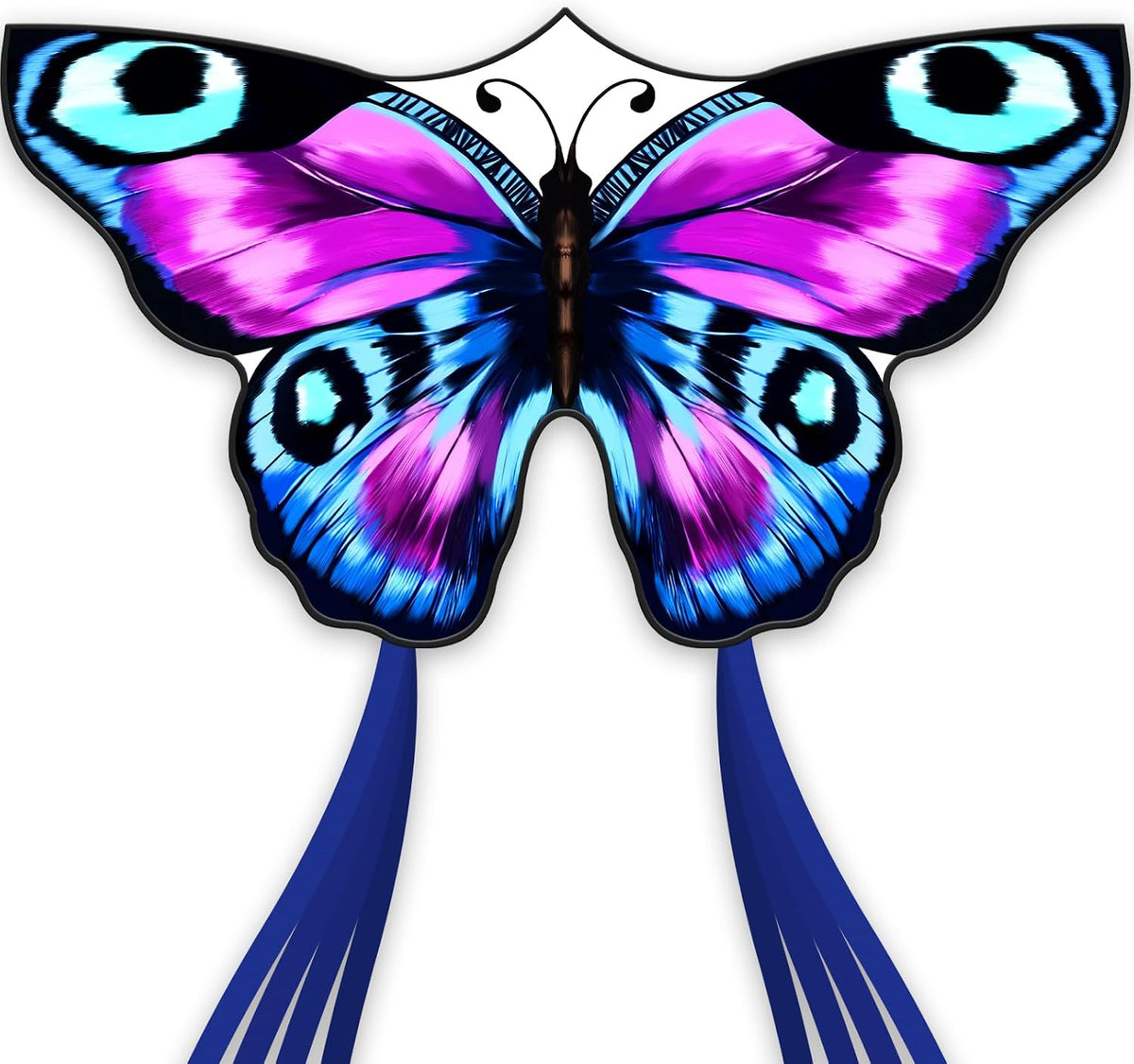 SGftre Colorful Butterfly Kite,Easy to Fly Large Outdoor Kite for Kids & Adults, Beach & Park Toys with Durable Nylon, Family Fun Activities