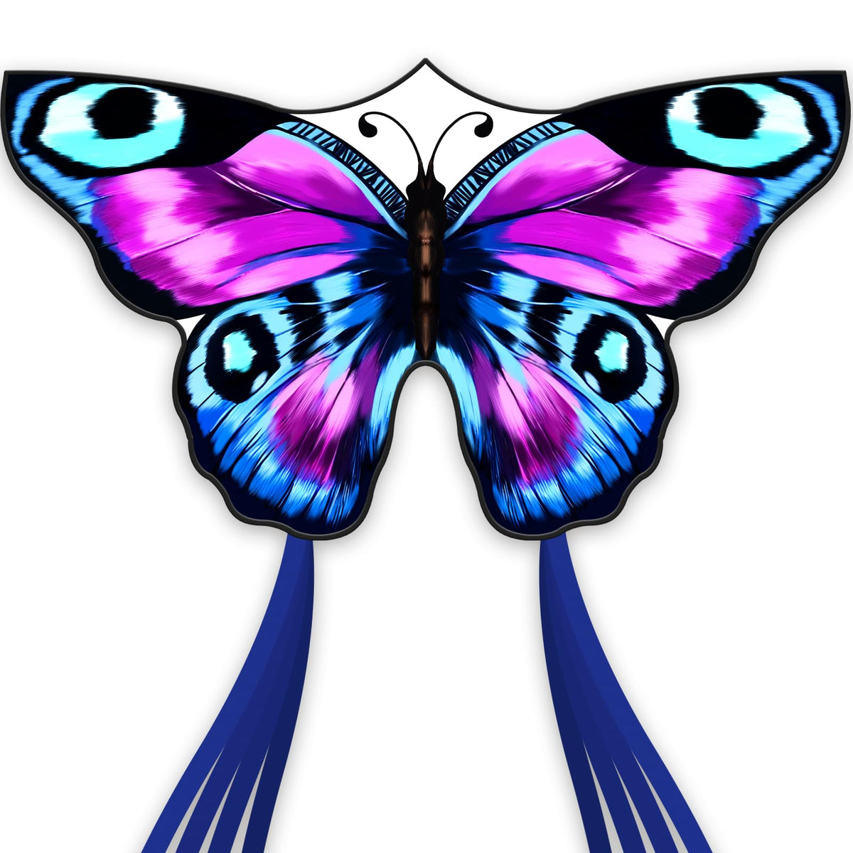 SGftre Colorful Butterfly Kite,Easy to Fly Large Outdoor Kite for Kids & Adults, Beach & Park Toys with Durable Nylon, Family Fun Activities
