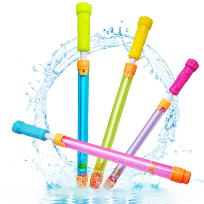 Elovien Water Soaker Blaster, 16 Pack Pool Water Guns Bulk, 35 ft Range Squirt Guns for Kids, Water Squirter Shooter for Summer Outdoor Game Pool Beach Party