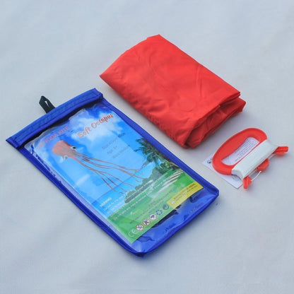 Hengda Kite Soft Octopus Kite Series, Beautiful Kite with Long Colorful Tail for Kids and Adults, Easy to Fly Beach Kites, Excellent Outdoor Games and Activity Toys, Suitable for Beginners.