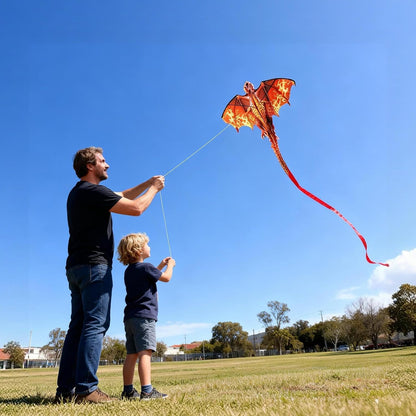 Dragon Kite for Kids and Adults, Easy to Fly for Beach