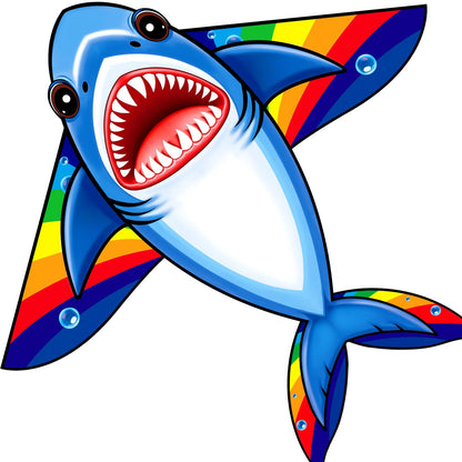 Shark Kite for Kids, Easy to Fly Kites for Boys & Girls Ages 4-8