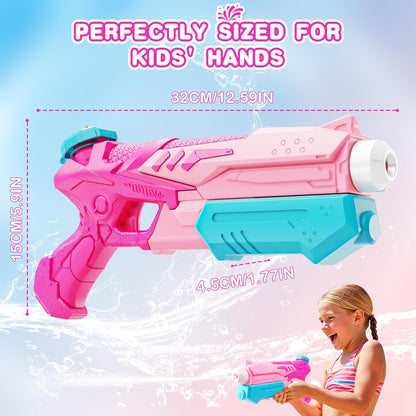 300cc Water Gun for Kids Squirt Gun Water Squirter Pool Toys 2 Pack