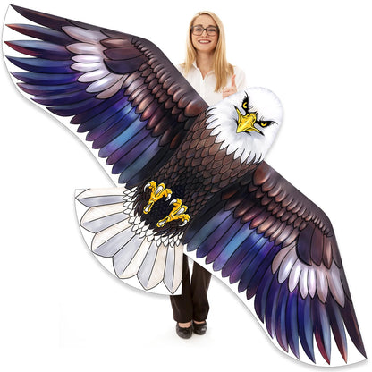 Bald Eagle Kite for Kids & Adults, Easy to Fly Hawk Kites for Boys Age 4-12