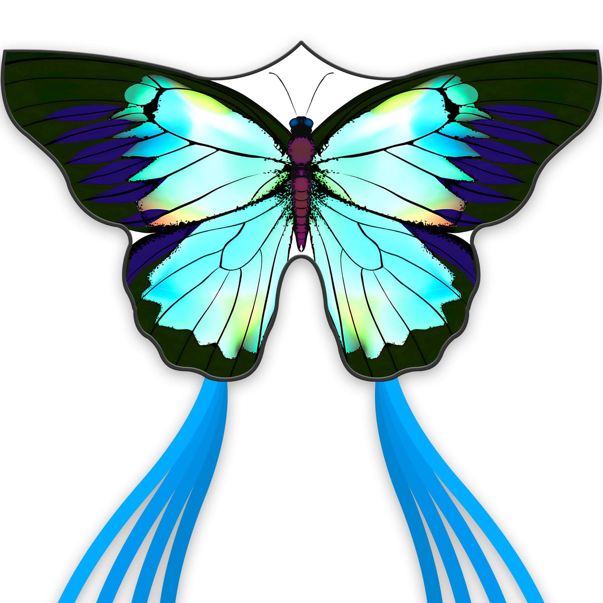 SGftre Colorful Butterfly Kite,Easy to Fly Large Outdoor Kite for Kids & Adults, Beach & Park Toys with Durable Nylon, Family Fun Activities