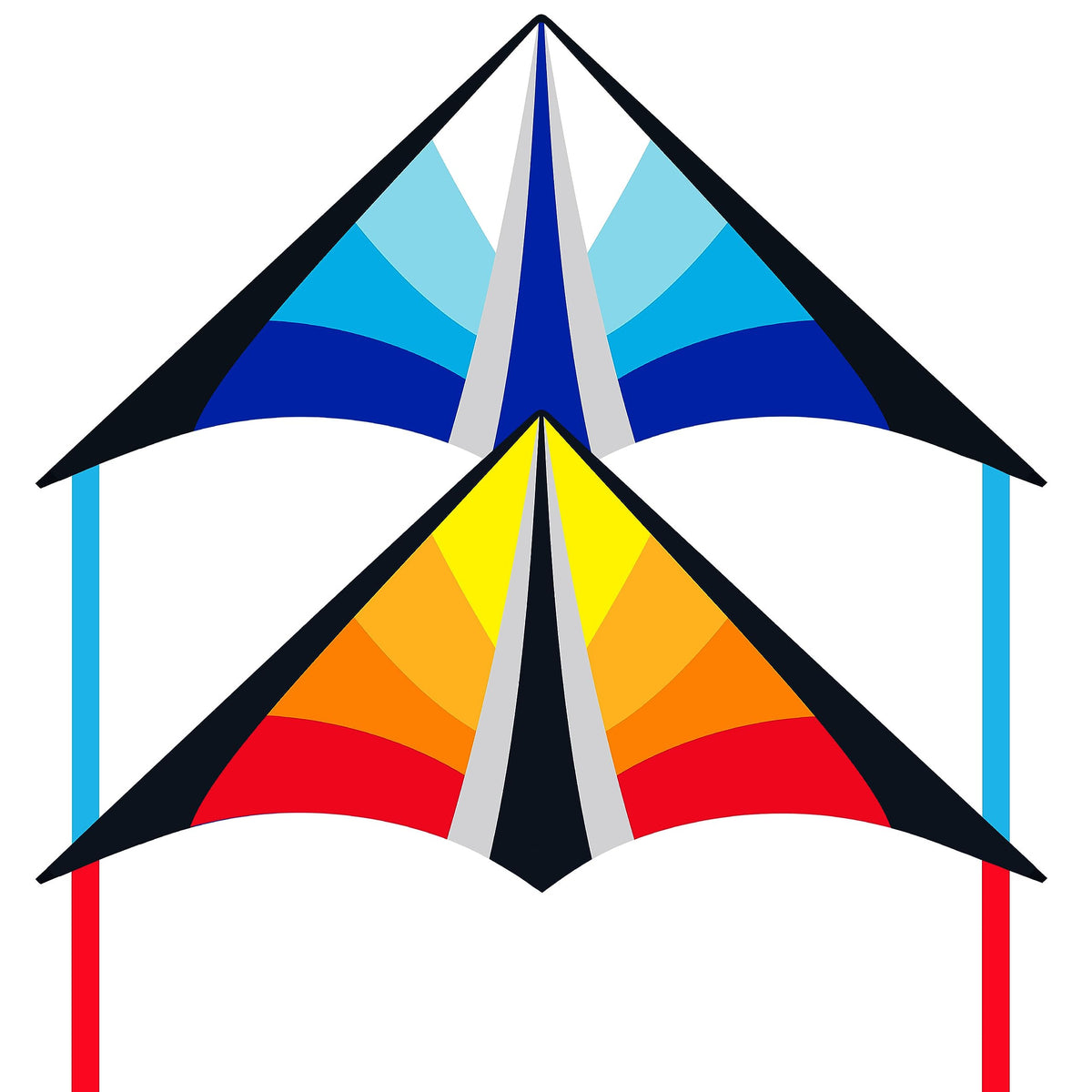 Delta Beginner Kite for Kids & Adults, Easy to Fly Beach Kite
