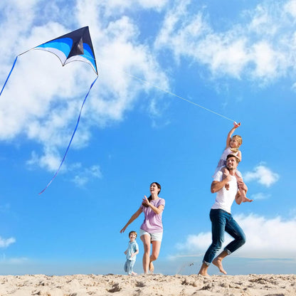 Delta Kite for Kids Ages 4-12, Extremely Easy to Fly Beach Kites for Adults