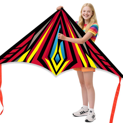Delta Beginner Kite for Kids & Adults, Easy to Fly Beach Kite