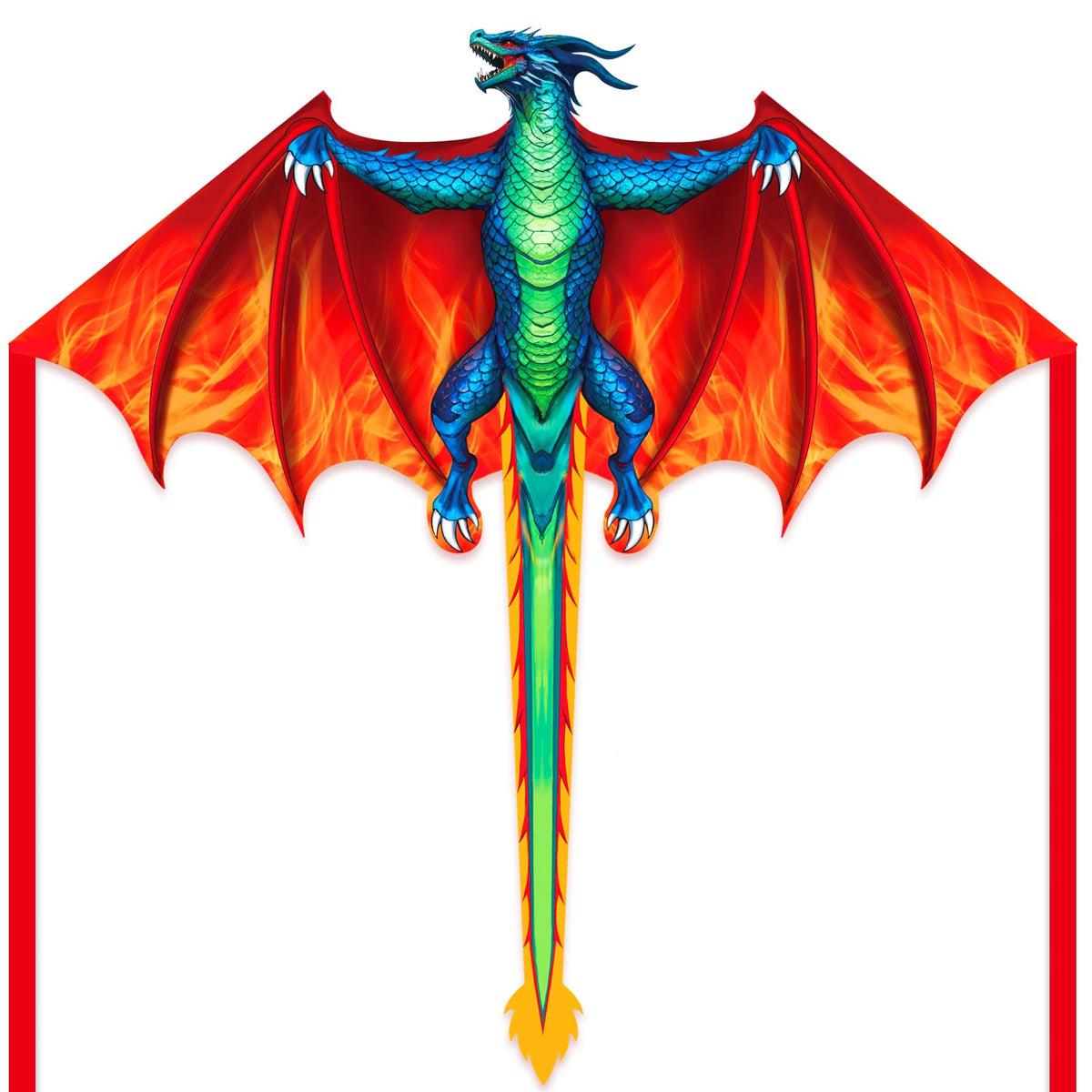 Large Kites for Kids Ages 4-12 Easy to Fly, Single Line Kite for Adults