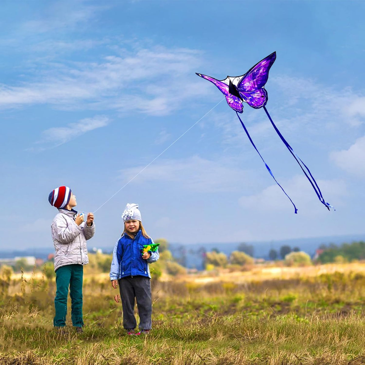 Butterfly Kite for Kids Adults, Easy to Fly Beach Kites for Girls & Boys