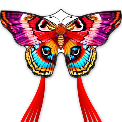 Butterflys for Kids, Beautiful Kite Easy to Fly for Beginners with 328 ft Line & Line Winder (Flower Butterfly Kite, 1)