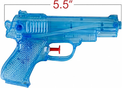 ArtCreativity 12 Pack 5.5 Inch Water Squirt Guns for Pool & Party Favors