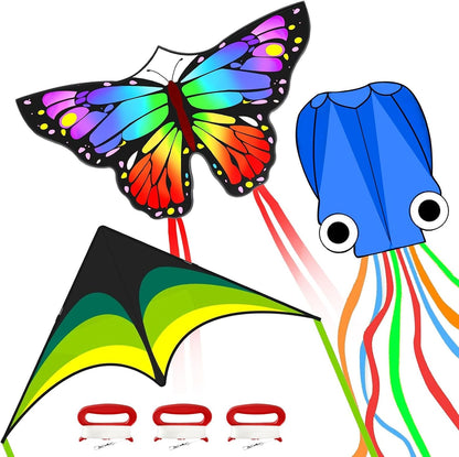 Single Line Kite Set for Kids & Adults Easy to Fly, Beginner Kite for Beach