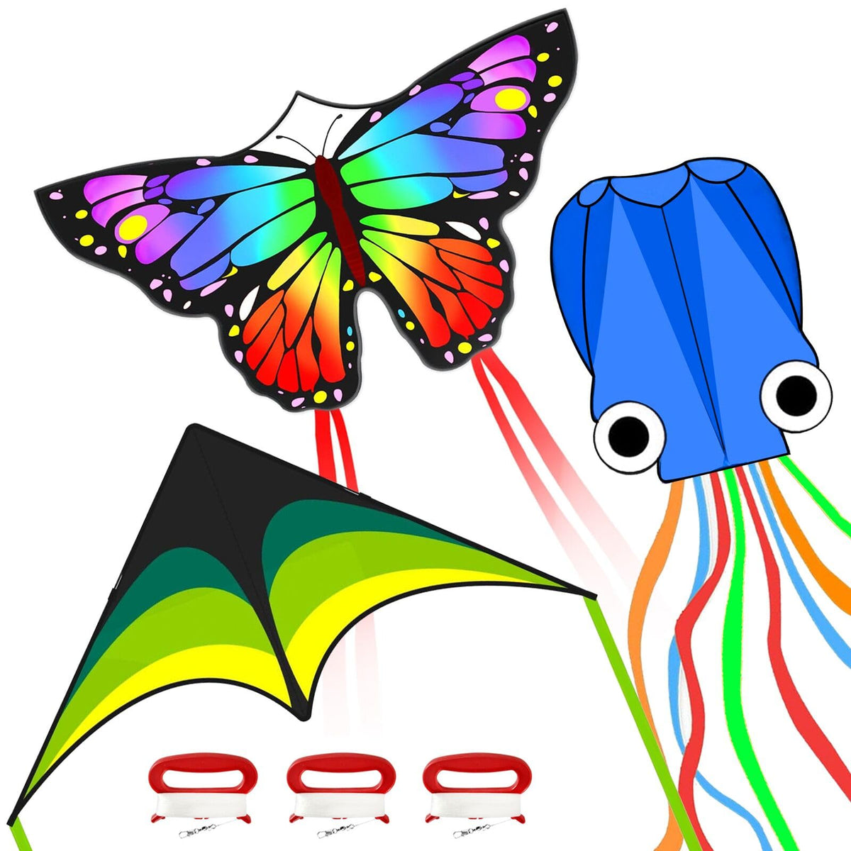 Single Line Kite Set for Kids & Adults Easy to Fly, Beginner Kite for Beach