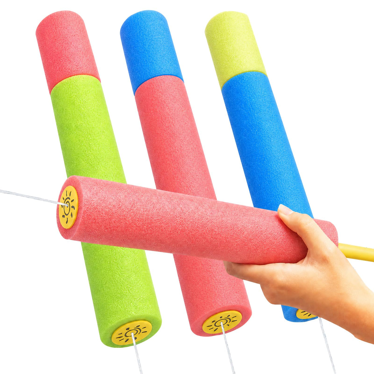 Mini Water Gun for Kids Toddler, 2 Pack Squirt Blasters Water Guns Toys