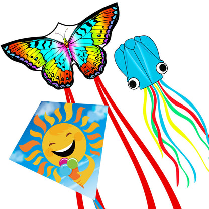 Large Octopus Kites for Kids & Adults, Big Beginner Beach Kites