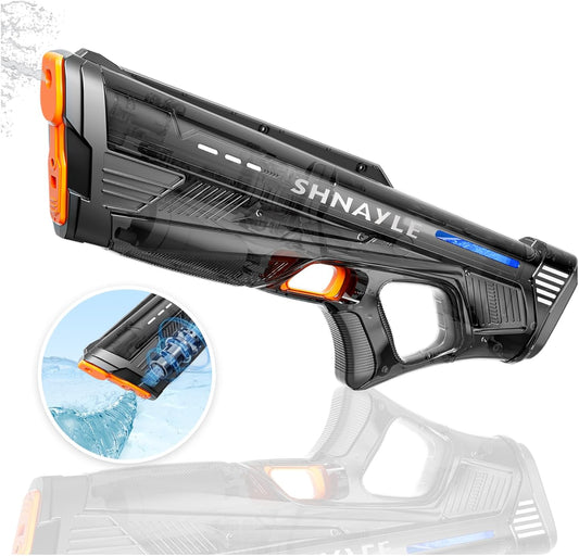 Electric Water Gun for Adults Kids USB-C Charging Port, Black