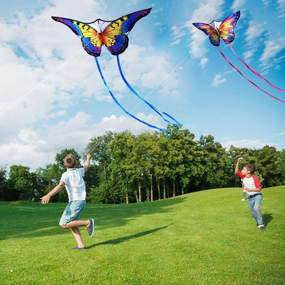 HONBO Butterfly Kites for Kids & Adults, Easy to Fly for Beginners, Each Kite with 300ft Line Handle,Beginner Kite for Kids Ages 4-8,Beach Kites for Outdoor Activities & Family Trip