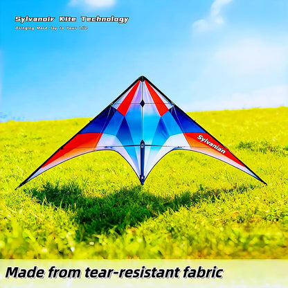 57-Inch Double-Line Sport Stunt Kite with Handle, Ready to Fly & Easy to Control, Ideal for Outdoor Fun at Beach & Park