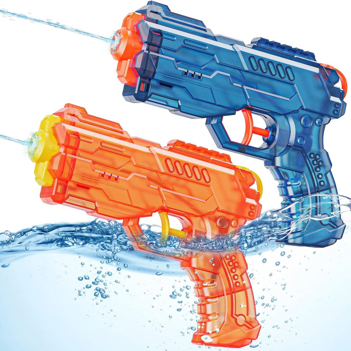 LQYoyz 2 Pack Water Guns for Kids Adults, Small Squirt Guns