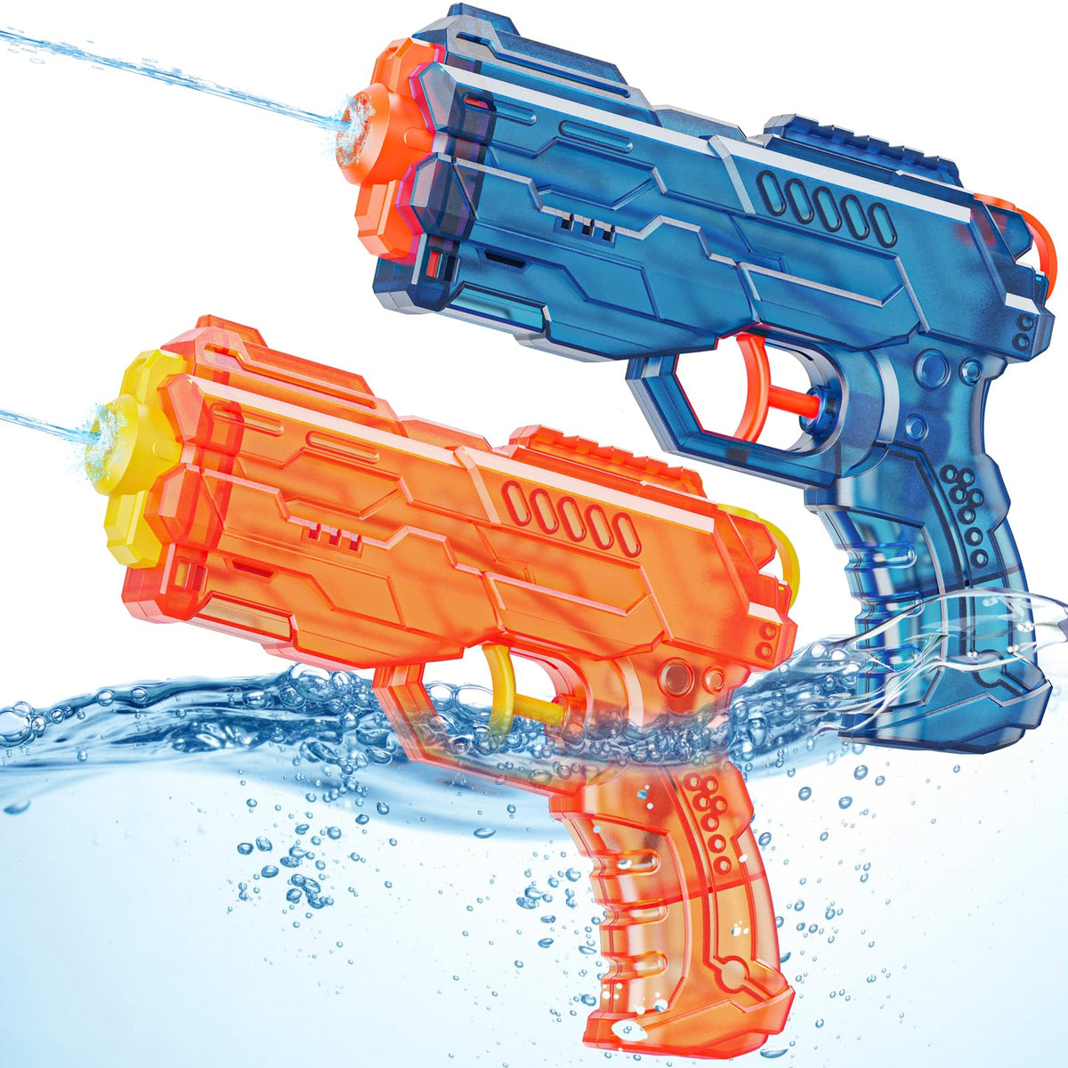 LQYoyz 2 Pack Water Guns for Kids Adults, Small Squirt Guns