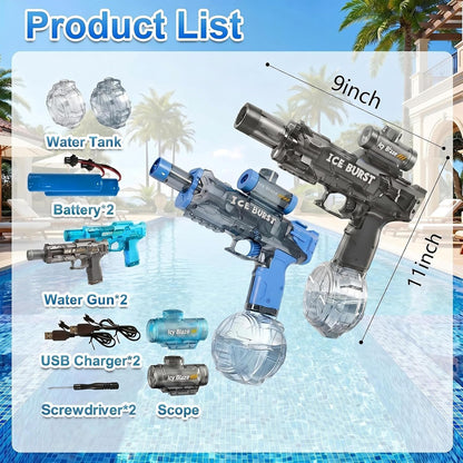 Electric Water Gun for Adults & Kids,Automatic Squirt Guns