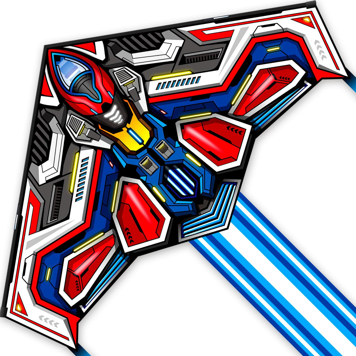 Delta Kites for Kids & Adults, Extremely Easy to Fly, Single Line Beach Kite