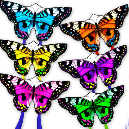 Butterflys for Kids, Beautiful Kite Easy to Fly for Beginners with 328 ft Line & Line Winder (Flower Butterfly Kite, 1)