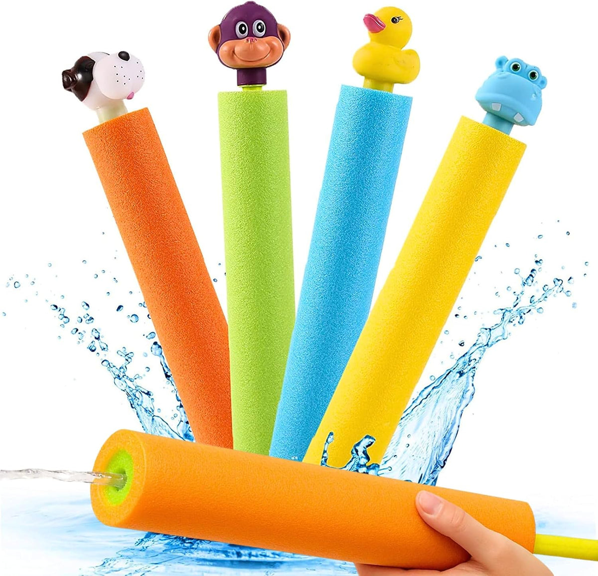 Water Blaster | Water Blasters for Kids, Water Squirter for Kids, Pool Guns, Squirt Gun 8 Pack 4 Pack Beach Essentials, Beach Toys Pool Squirt, Summer Games