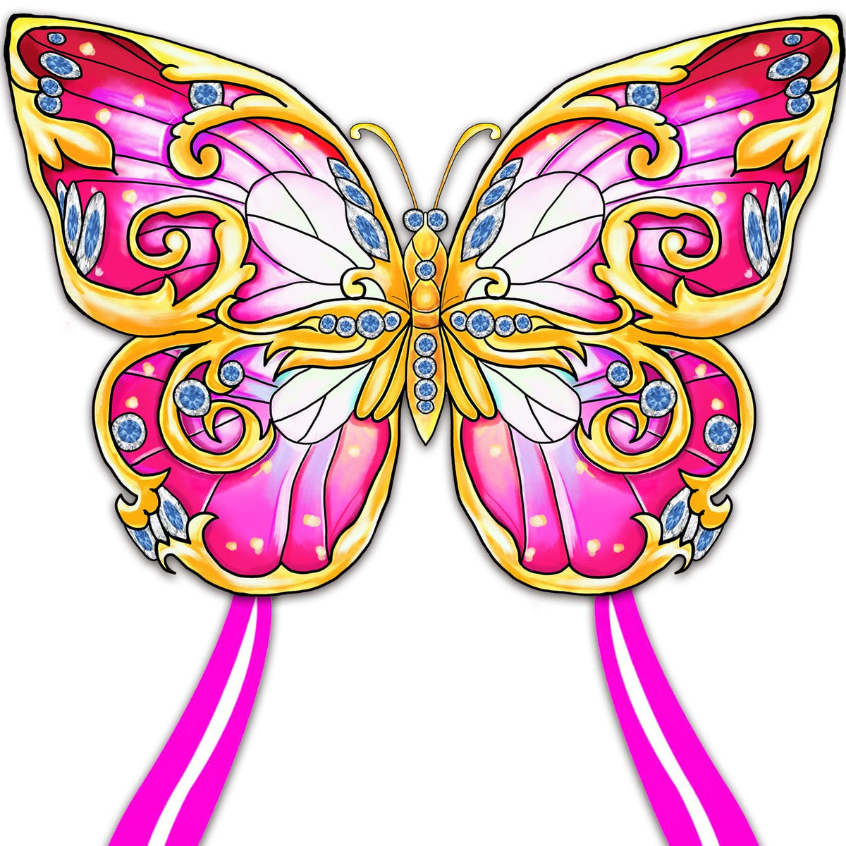 Xida Butterfly Kites for Kids and Adults Easy to Fly, Large Beach Kites
