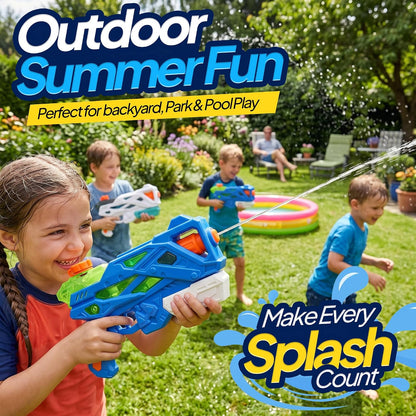 Water Gun Pack of 4, Water Guns for Adults & Kids