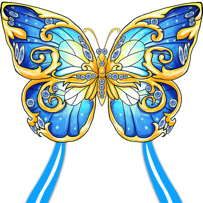 Xida Butterfly Kites for Kids and Adults Easy to Fly, Large Beach Kites